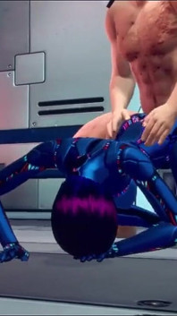 3D Space Cowboy Hardcore with Female Robot Sex Doll