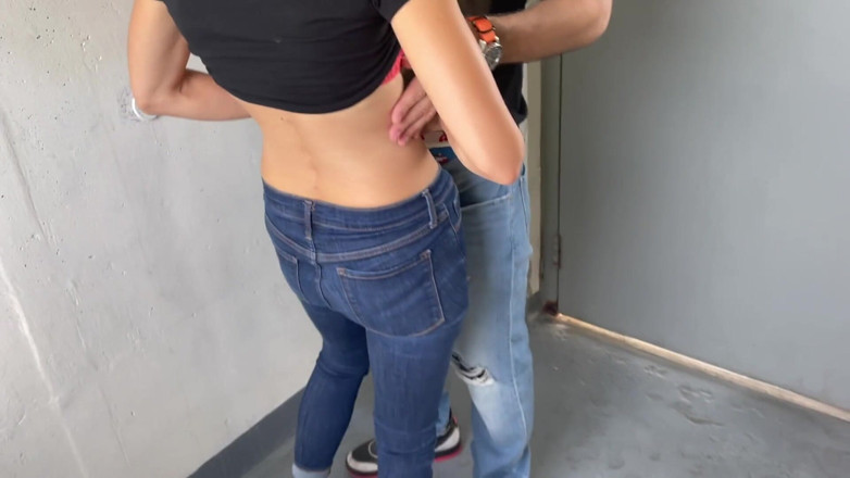 Serenity Cox: Wife Gets Creampie in Stairwell While Husband Films and Watches