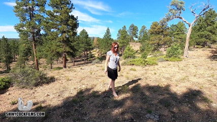 Jane Cane: Masturbating outside in nature