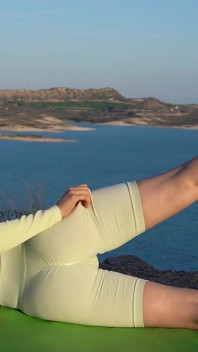 Hot Masturbation After Yoga in Sport Suit!