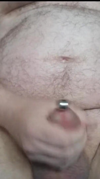 Horny Jerk off with Penis Plug