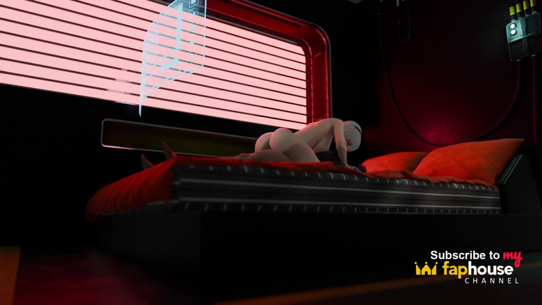 3dxpassion-transgender: 네온 드림스 2077 - 섹시한 소녀와 섹스하는 핫한 Cyberpunk Futa - 오럴, 카우걸, 후배위 및 사정