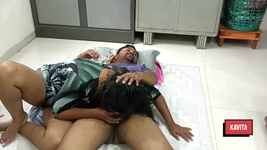 Desi Indian Couple Passionate Full Close up Creampie Nude Hairy Pussy Hard Rough Fuck of Tamil Marathi Aunty
