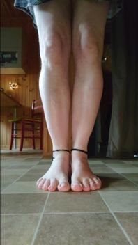 Sexy Feet in White Sneaker Socks