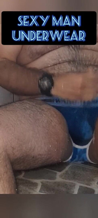 Davidandrexxx: Fun an cum using blue jock