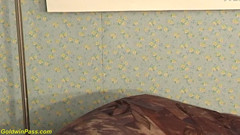 Goldwin pass: Gordinha madrasta peluda recebe duro pau grande fodido