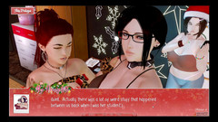 Cumming Gaming: Krismas tanpa had [permainan lucah Hentai Xmas], ep.1. Curang pada teman...