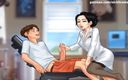 Cartoon Universal: Letní sága část 158 - asijská učitelka chce moje sperma (španělské sub)