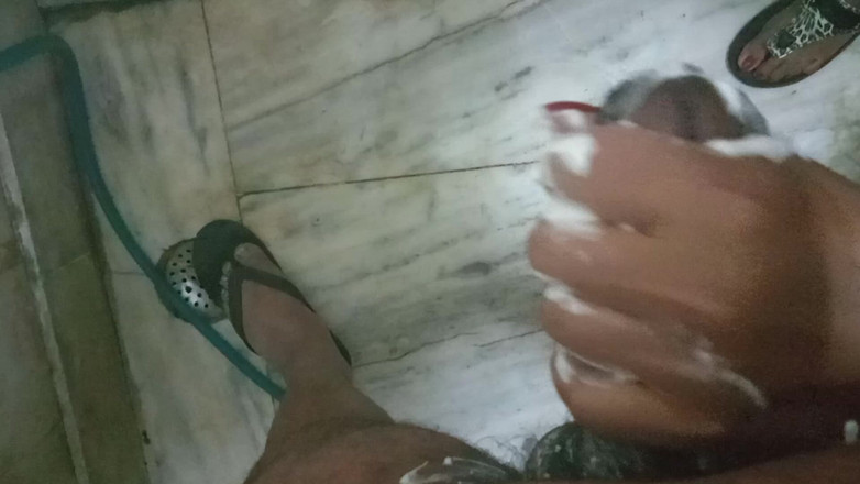 aliabegum: Beautiful Nurse's Pussy in Public Bathroom