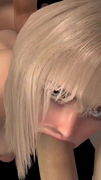 Blonde Chick Takes it from Both Ends