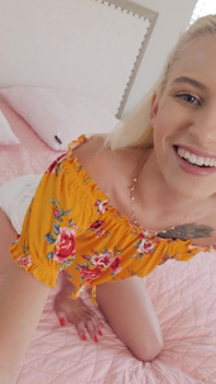 Tiny Teen Step Sister Kiara Cole Swallows Her Step Brother's Cum