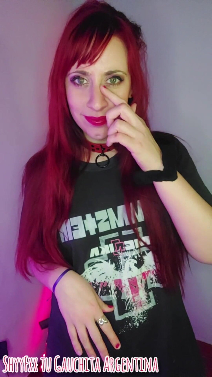 Tu Gauchita Argentina: Shyfxx Crazy Night con una rossa molto gauchita di metallo!...