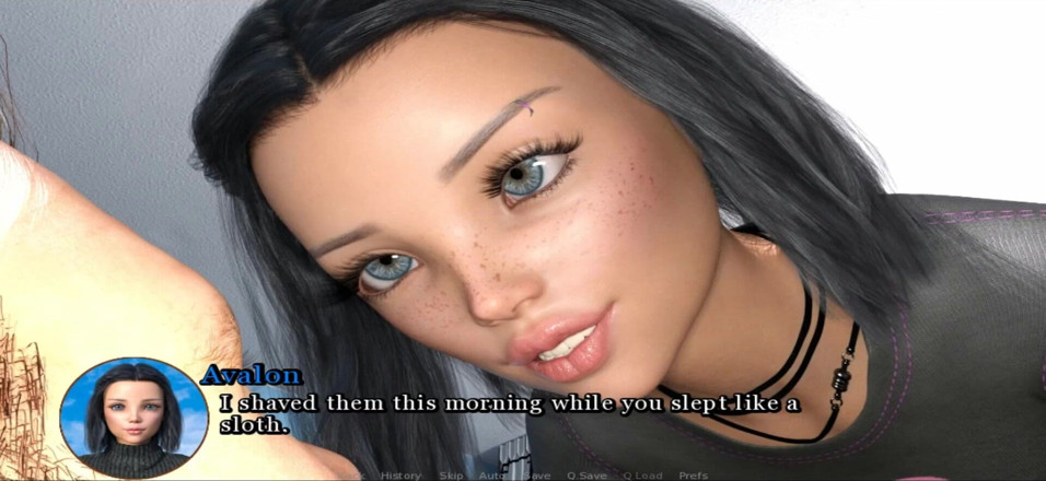 Visual Novels: Avalon Part 8 - awek manis