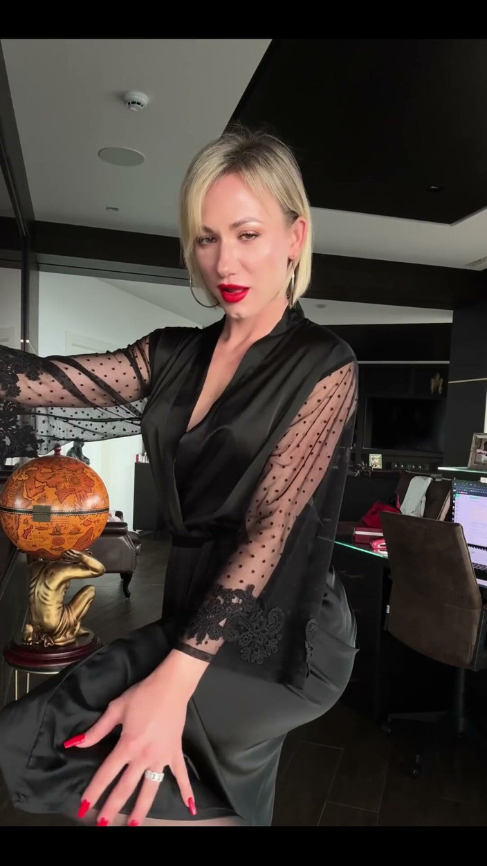 Angel The Dreamgirl: Angel Is Wearing a Long Black Silk Robe