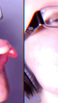 Asmr Teeth candy essen - Asmr, Augenbrille, Gianess, lippenstift, große lippen, Mough, Essen, Gesichtsfetisch, lange Nägel