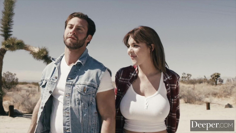 Deeper: Derin. Seth ve Gabbie araba başlığında sikişiyor