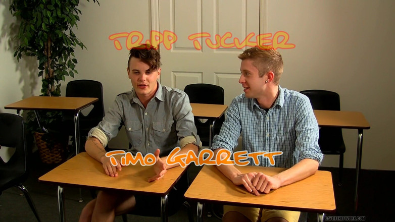 Teach Twinks: На съемочной площадке с Timo и Tripp
