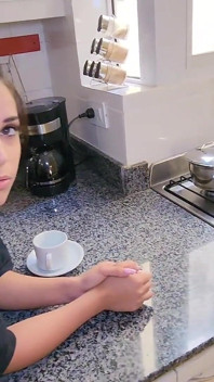 My Stepbrother Serves Me Milk in the Cafe