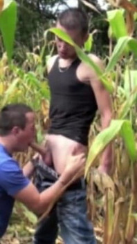 Flat boy fucked by twink in exhib outdoor