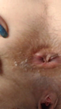MILF Spreading Her Hairy Pussy and Ass