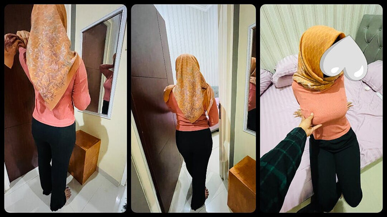 Bintang hyper: Reservando a un estudiante hijab tetona en una villa para...