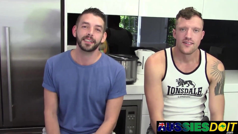 AussiesDoIt: Naked Australian Gay Randy Offers His Huge Dick to Danny...