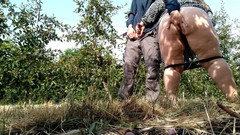 OurFetishLife: Schwiegermutter zog ihr höschen aus, um im garten zu masturbieren...