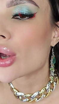 Stepmom Is Back and Makes You Love Her Forever with an Aggressive Kisses and Cleavage Worship