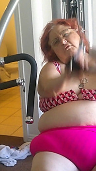 Big Beauty Nurse Vicki Is Exercising in the Gym Part 1
