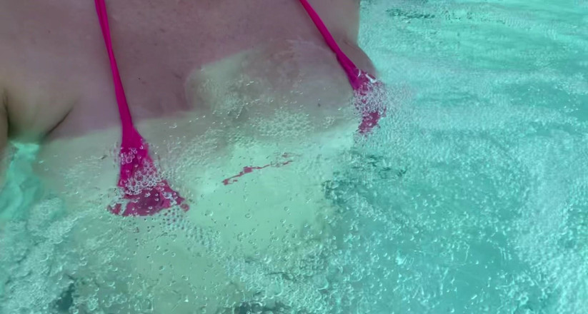 Artemisia Love: Artemisia Love Showing Her Perfect Tits in a Micro Bikini...