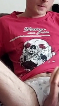 Nerdy College Boy with Big Cock Masturbate After Classes