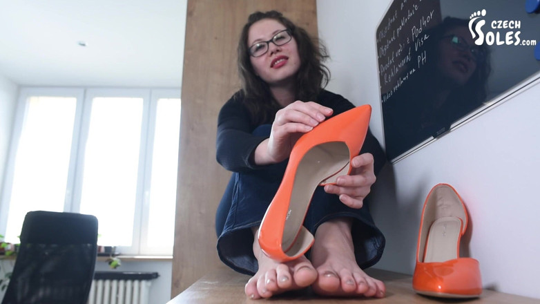 Czech Soles - foot fetish content: Große sohlen, fußfetisch necken vor webcam