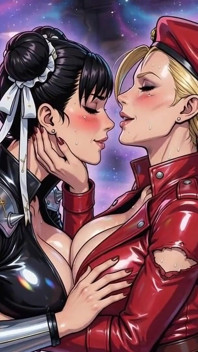 Chun Li dan Cammy belahan panas