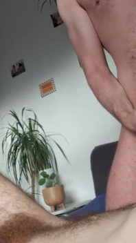 Eddy and Scottish Tradie - Dick Riding, Squirting, Cum