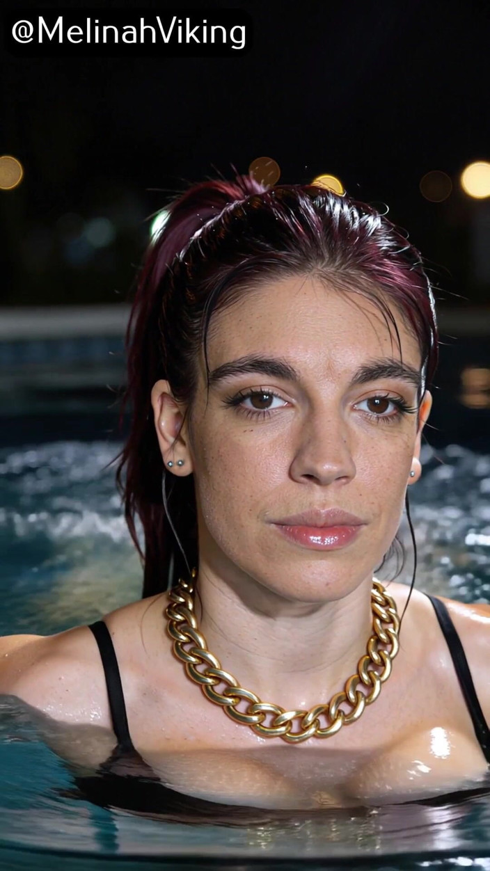 Melinah Viking: Natación brillante