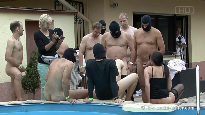 Club Express: Festa gangbang na piscina com Alexa Gold e Dark Mara