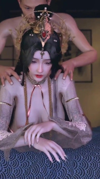 Ratu Animated Angel dengan Lengkung Maksiat - Animasi 3D
