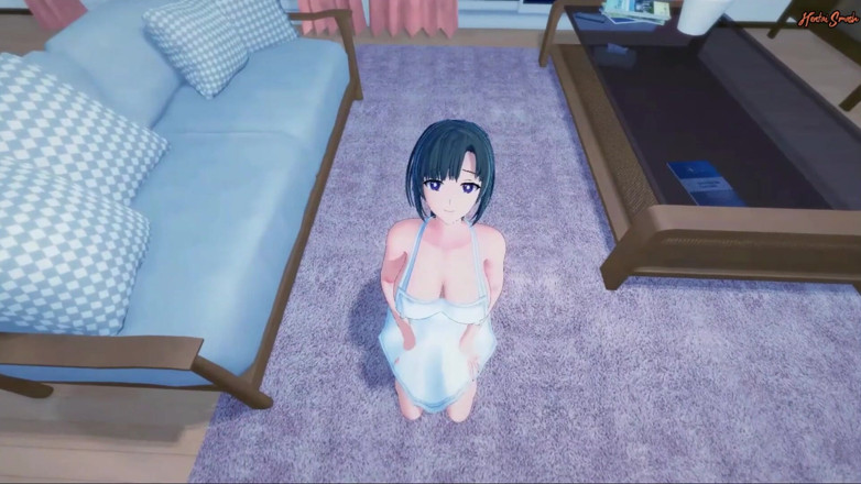 Hentai Smash: Mamă sexy incitantă Mamako Oosuki este futută de la persoana 1.