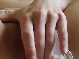 WildRedFoxy: Redhead Masturbates While Watching Porn in See-through Panties