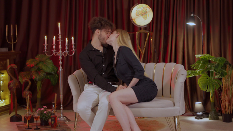 Luna and Sage: Date Night Sex - Real Amateur Couple Cowgirl &amp; POV