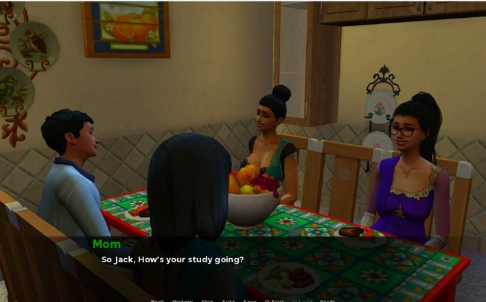 XXX Games Bunk: Insimology - 게임플레이 - 롤플레이 - Saree -desi Maid 침대에서 주인의 배다른 아들과 섹스