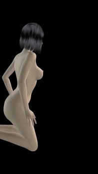 애니메이션 3D 포르노 - 다른 섹시한 포즈를 취하는 매우 아름다운 소녀