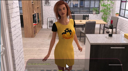 Johannes Gaming: Haley Story # 7 - Haley nemohla říct ne ptákovi v posteli ... Diane šuká Johannese...