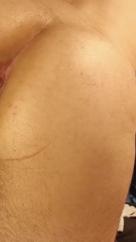 Fisting Myself After a Huge Dildo