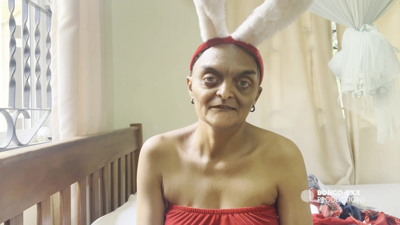 BongoXXX: Grandstepmother Wore Her Christmas Bunny Like Outfit so I Can...