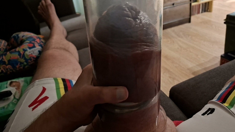 Monster_Meat_: Hard Core Cockpumping with 3 Metal Cockrings