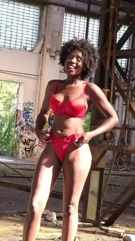 German Scout - Black Ebony Zaawaadi Talk to Lost Place Outdoor Fuck