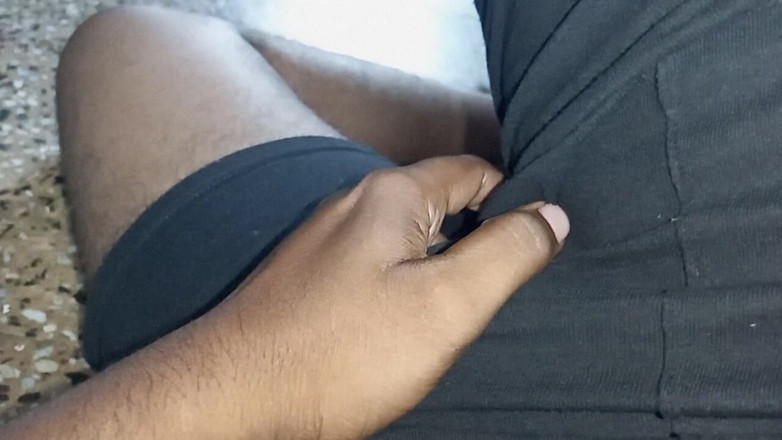 Sweet Indian cock: Min fru köksrum den fittan fingrade med bröst push