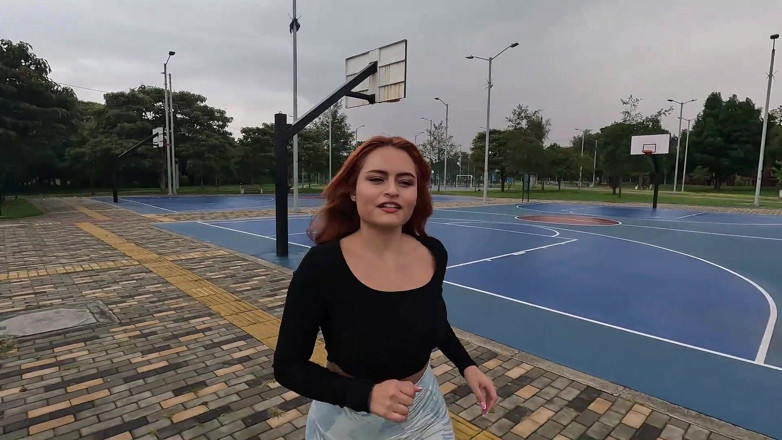 cxlila: Casting: estudiante follada por su entrenador personal en primer plano