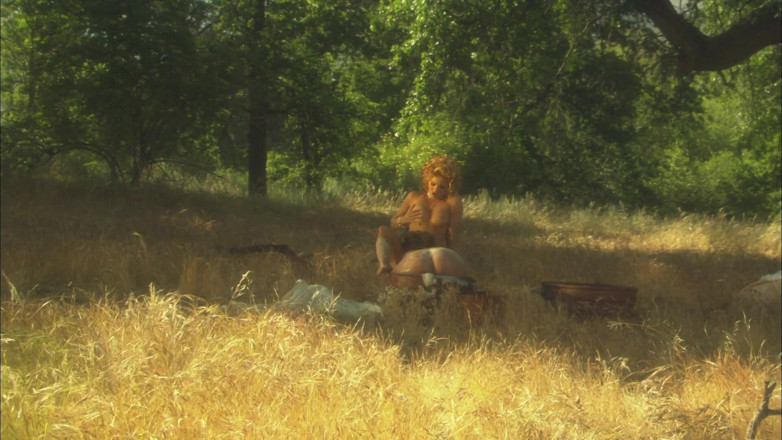Girl on Girl: Erotic lesbians romance passionately in the wild